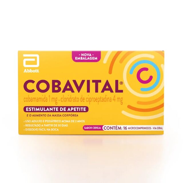 Cobavital 1mg + 4mg, caixa com 16 comprimidos