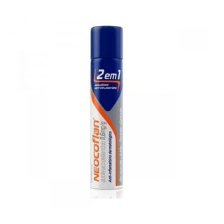 Neocoflan 11,6mg/g, caixa com 1 tubo aerossol com 85mL de solução de uso dermatológico