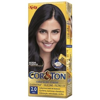 Kit Coloração Niely Cor&Ton nº 2.0 preto