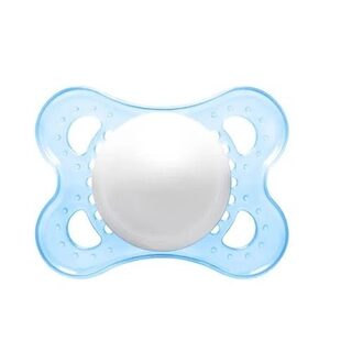 Chupeta MAM SkinSoft 0 a 6 meses, azul com 1 unidade