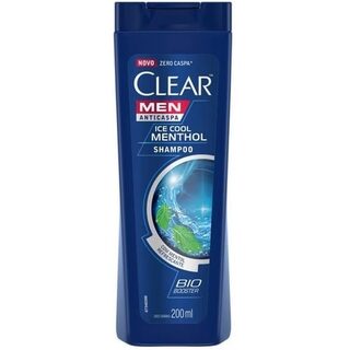 Shampoo Anticaspa Clear Men Ice Cool Menthol 1 unidade com 200mL