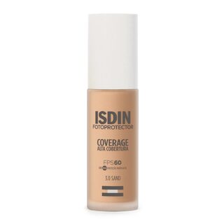 Protetor Solar Facial ISDIN Coverage Alta Cobertura 3.0 Sand FPS 60 30g