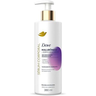 Dove Sérum Corporal Hialurônico + Dermo Renovador Pele Seca e Extremamente Seca 380Ml (7891150095830)