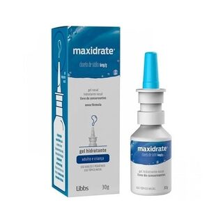 Maxidrate 4,5mg/g, caixa com 1 frasco com 30g de gel de uso nasal