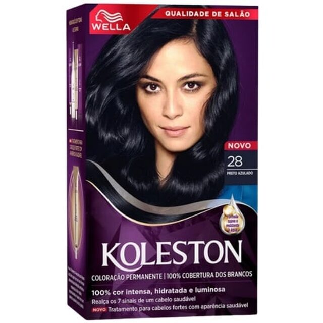 Tintura Wella Koleston nº 28 preto azulado
