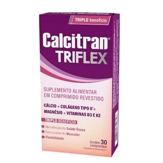 Calcitran Triflex caixa com 30 comprimidos