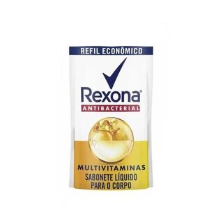 Sabonete Corporal Rexona Antibacterial multivitaminas, líquido, refil, 1 unidade com 200mL