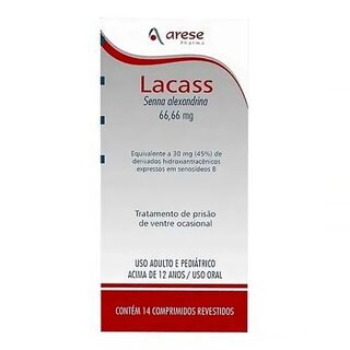 Lacass 66,66mg, caixa com 14 comprimidos revestidos