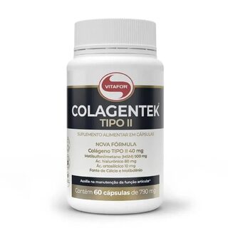 COLAGENTEK TIPO II - 60 CáPSULAS - VITAFOR