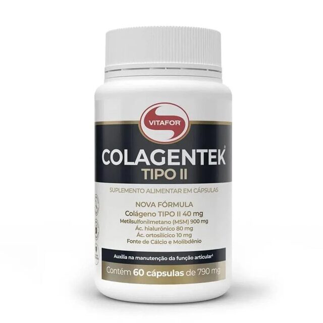 COLAGENTEK TIPO II - 60 CáPSULAS - VITAFOR