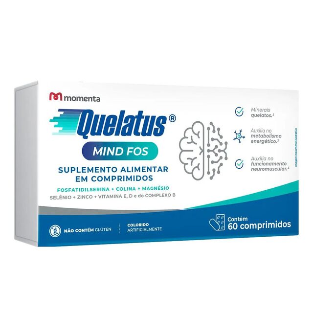 Suplemento Alimentar Quelatus Mind Fos 60 comprimidos
