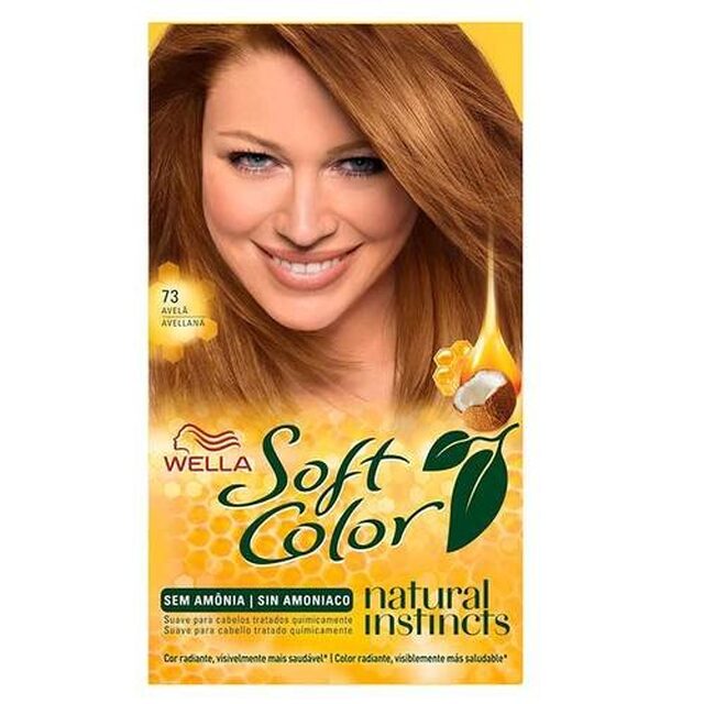 Tintura sem Amônia Wella Soft Color nº 73 Avelã