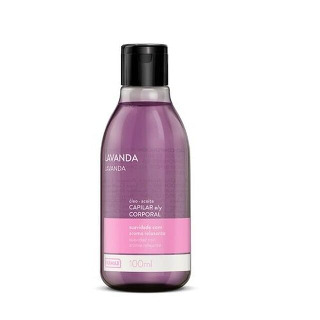 Óleo Capilar e Corporal Farmax Lavanda, 100mL