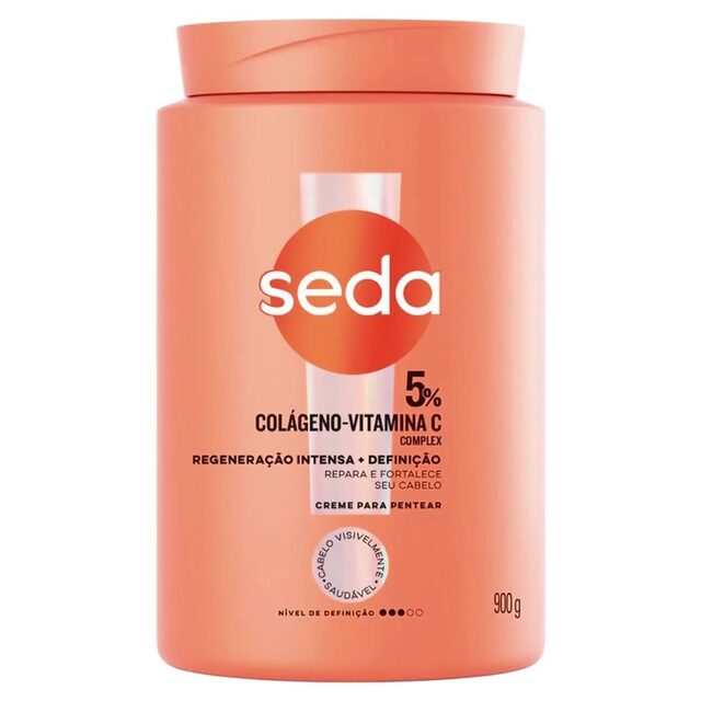 Creme para Pentear Seda Colágeno + Vitamina C 900g