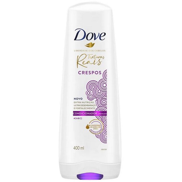 Condicionador Dove Texturas Reais Crespos 400mL