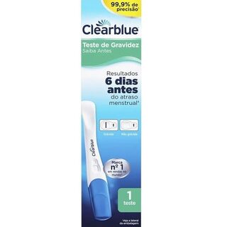 Teste de Gravidez Clearblue Saiba Antes 1 unidade