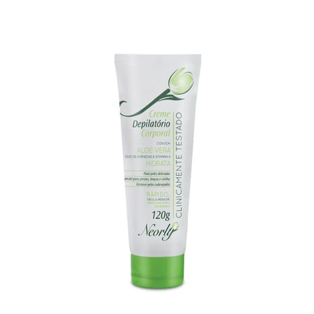 Creme Depilatório Corporal Neorly aloe vera, 120g