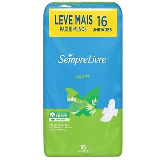Absorvente Sempre Livre Especial, leve 16 pague 14