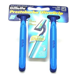 Aparelho de Barbear Gillette Prestobarba UltraGrip cabo fixo com 2 unidades