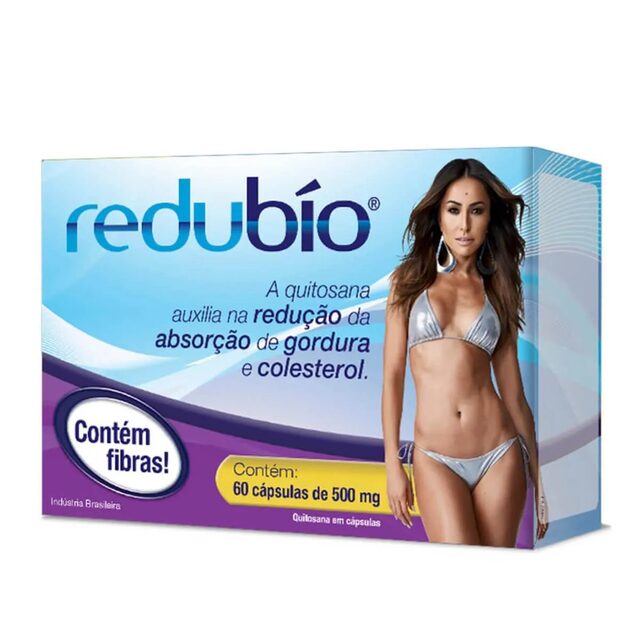 Redubío Quitosana 500mg, caixa com 60 cápsulas