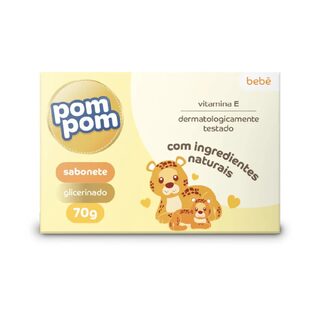 POM POM SABONETE GLICERINADO 80G