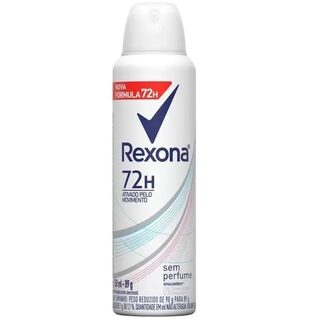Desodorante Antitranspirante Feminino Rexona Sem perfume aerossol, 1 unidade com 150mL