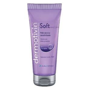 Sabonete Facial Galderma Dermotivin Soft líquido, 1 unidade com 70mL